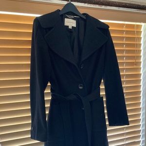Banana Republic belted wool coat